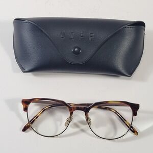 Diff Eyewear Eyeglasses Frames ONLY OKIRA GD-CL94 Brown Tortoise Full Womens